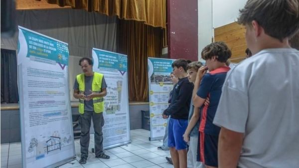 Une journée dans les coulisses d'un chantier pour des collégiens de Saint-André-les-Alpes