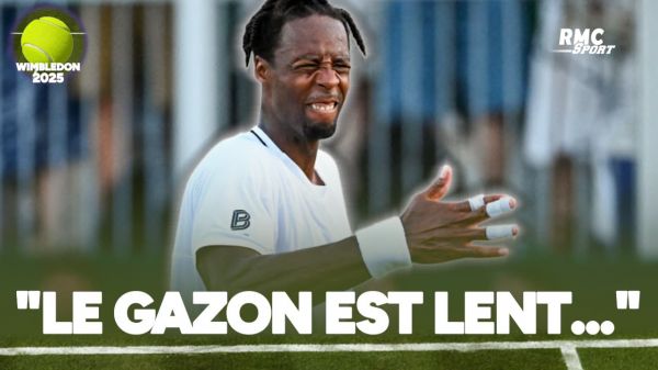 Wimbledon : "Le gazon est lent, rien à voir avec ce que j'ai connu”, explique Monfils