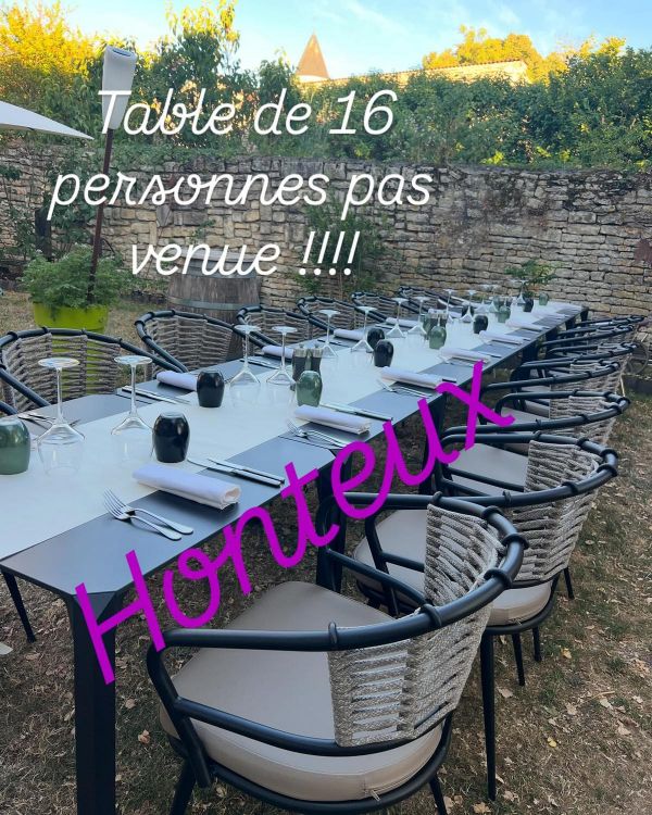 « Table de 16 personnes pas venue. Honteux ! » : le restaurant de Tusson hurle contre les clients qui posent des lapins