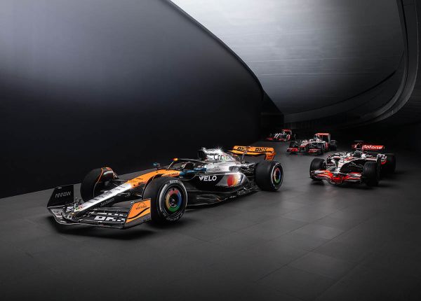 McLaren F1 présente sa livrée spéciale Chrome pour le GP de Grande-Bretagne