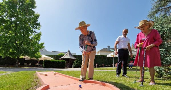 Vosges. « Un Ehpad n'est pas un mouroir » : à Remiremont, L'Accueil se dote d'un terrain de pétanque et d'un minigolf