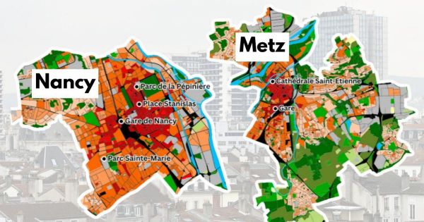 Lorraine. Îlots de chaleur en centre-ville à Nancy et Metz : attention surchauffe