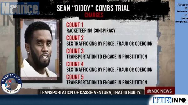 Puff Diddy trouvé coupable sur deux chefs d’accusations sur cinq