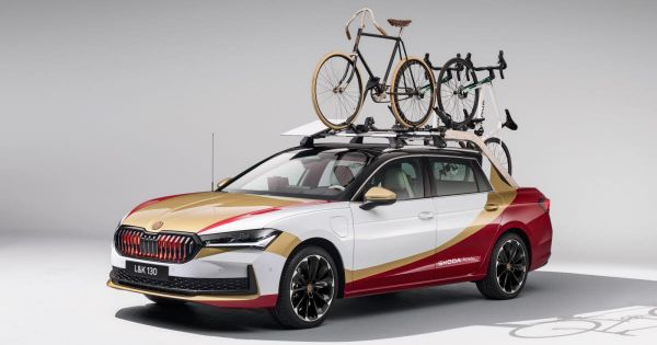 Automobile. Škoda L&K 130 : un concept-car pour célébrer le lien de Skoda avec le cyclisme