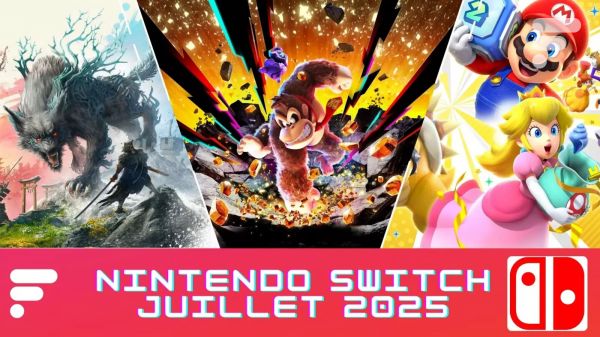 Nintendo Switch 2 en juillet 2025 : La nouvelle aventure 3D de Mar... Donkey Kong arrive cet été !