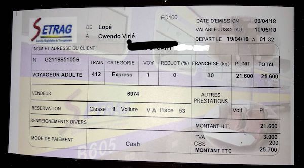 Transport ferroviaire : Setrag suspend temporairement la vente de billets, mais le trafic des trains se poursuit normalement