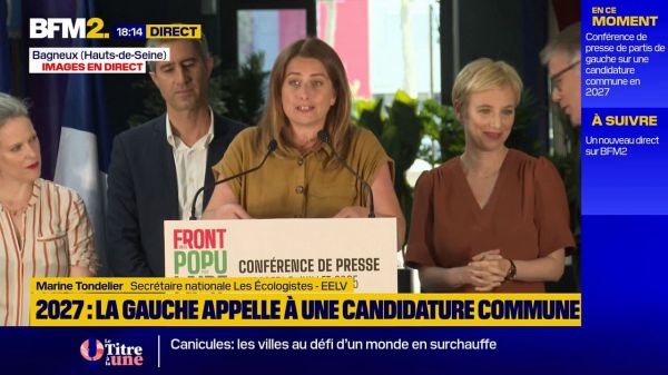 Présidentielle 2027: "Les Écologistes n'ont que des amis à gauche" affirme Marine Tondelier