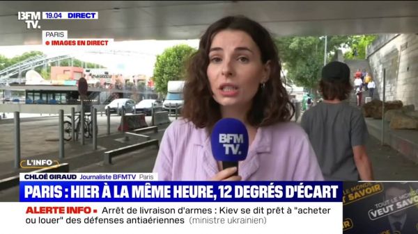 Canicule: la chaleur recule lentement à Paris
