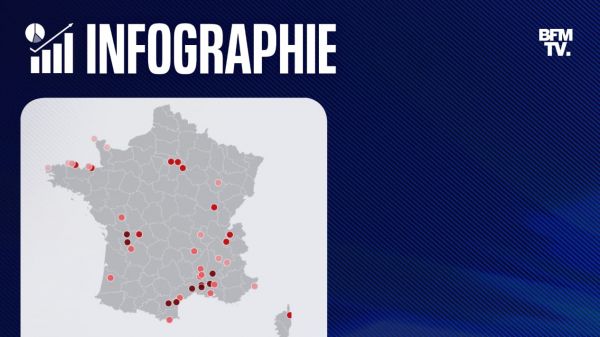 CARTE. Canicule: plusieurs records mensuels de températures battus ces derniers jours en France