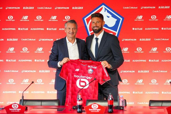 Lille : Giroud raté de peu, Létang l'a viré