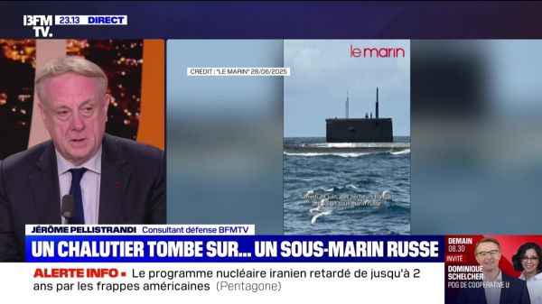 Un chalutier breton tombe sur... un sous-marin russe - 02/07