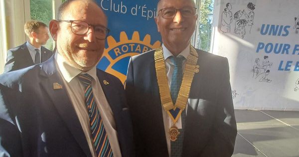Vosges. La présidence du Rotary club d'Épinal est confiée à Jacques Paradis