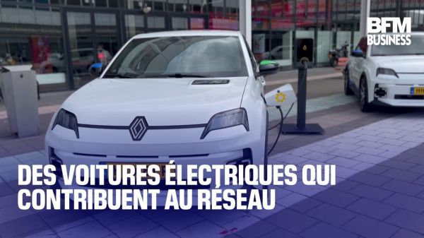 Des voitures électriques qui remettent leur énergie dans le réseau