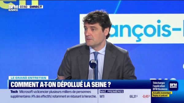 "Tout a été fait en amont de Paris": François-Marie Didier, président du SIAAP, explique comment la Seine a été dépolluée