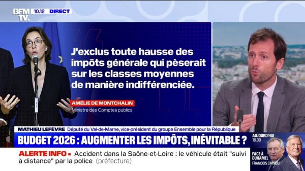 Mathieu Lefèvre (Ensemble pour la République): "Je plaide pour une année blanche fiscale en 2026"