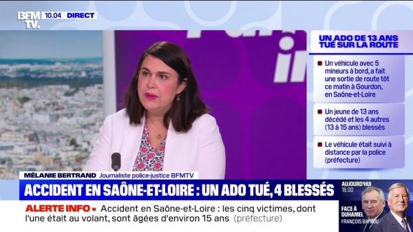 Accident en Saône-et-Loire : un ado tué, 4 blessés - 03/07