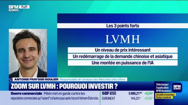 Le match des valeurs : Zoom sur LVMH, pourquoi investir ? - 03/06