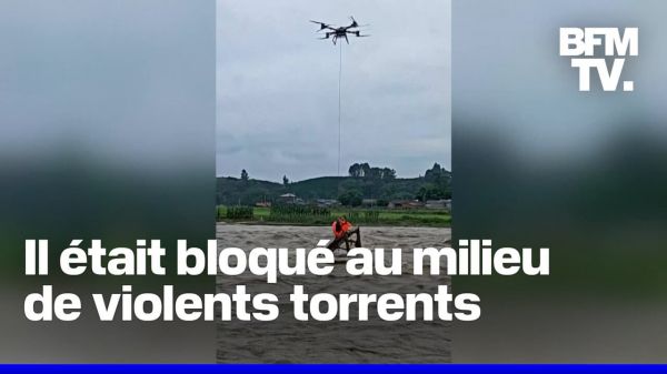 En Chine, un homme sauvé de la noyade par un drone