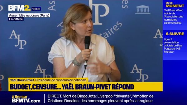 "Moments de bordel" et "travail": Yaël Braun-Pivet dresse le bilan de la session de l'Assemblée