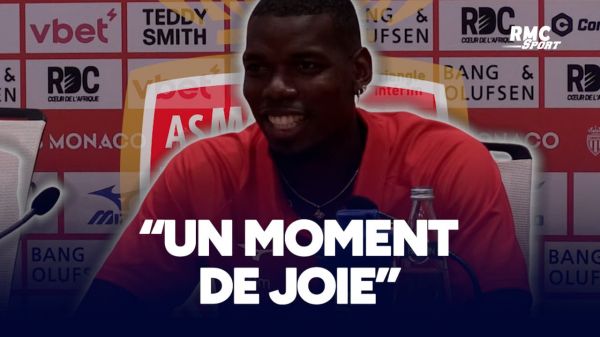 AS Monaco : "Un moment de joie”, Pogba s'exprime sur ses larmes lors de sa signature