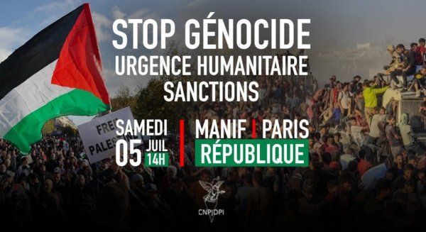 Manifestation / Stop génocide ! Urgence humanitaire ! Sanctions !