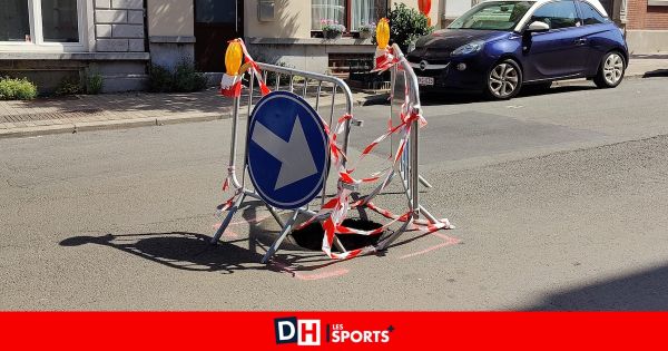Un effondrement de voirie crée un trou béant à Uccle