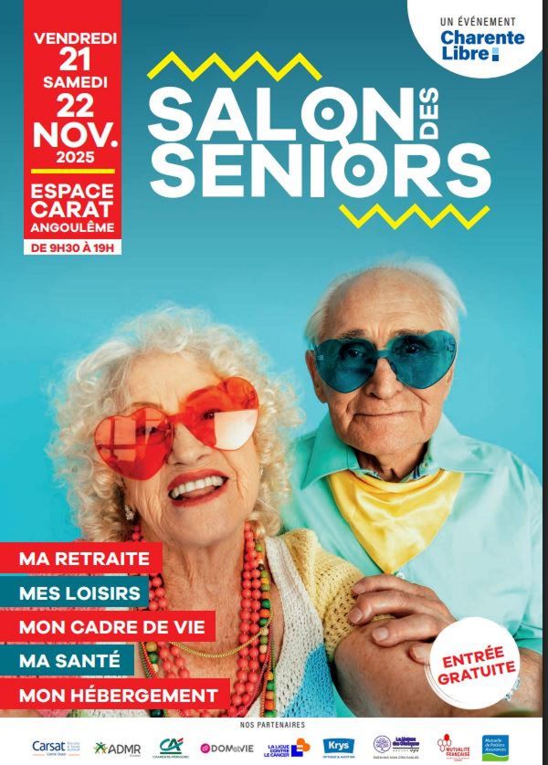 Associations, entreprises : rejoignez l'aventure du tout nouveau Salon des seniors organisé par Charente Libre