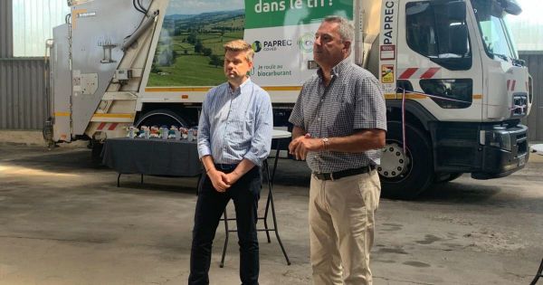 Vitry-en-Charollais. Véhicules de ramassage des déchets : Paprec Coved passe au carburant vert