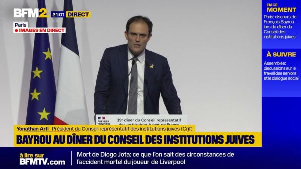 Antisémitisme: Yonathan Arfi, président du Crif, pointe du doigt les extrêmes