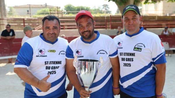Pétanque : la triplette Hatchadourian-Riviera-Bauer s'impose au Festival des Alpilles