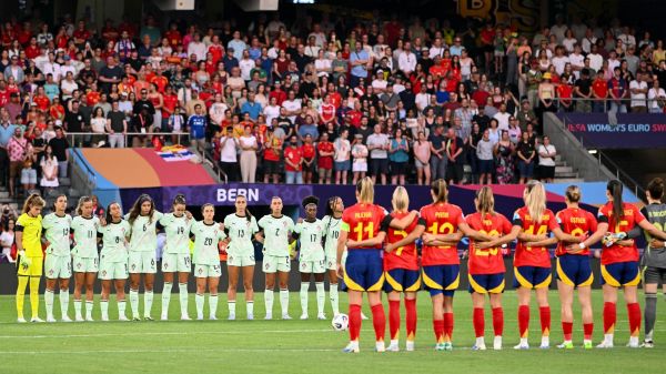 Après la mort de Diogo Jota, un hommage poignant lors d'Espagne-Portugal à l'Euro féminin