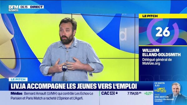Le Pitch : Liv.ia accompagne les jeunes vers l'empoi - 04/07