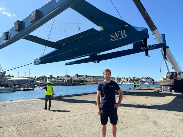 Ultim. Peter Burling sur le Trimaran SVR-Lazartigue pour la Fastnet Race !