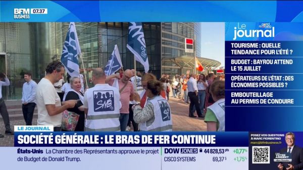 Société Générale: le bras de fer continue pour les salariés