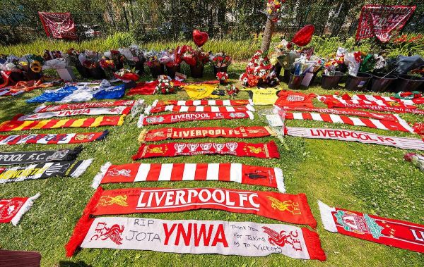Liverpool retire le numéro 20 de Diogo Jota