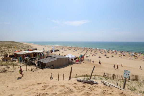 Où se baigner dans les Landes ? Les Casernes, la plage nature de Seignosse