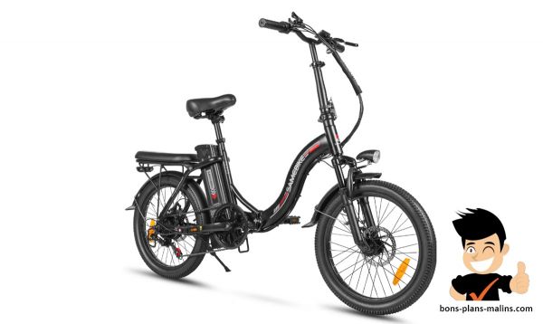 Le vélo électrique pliable SAMEBIKE CY20 à prix réduit : 629€ seulement !