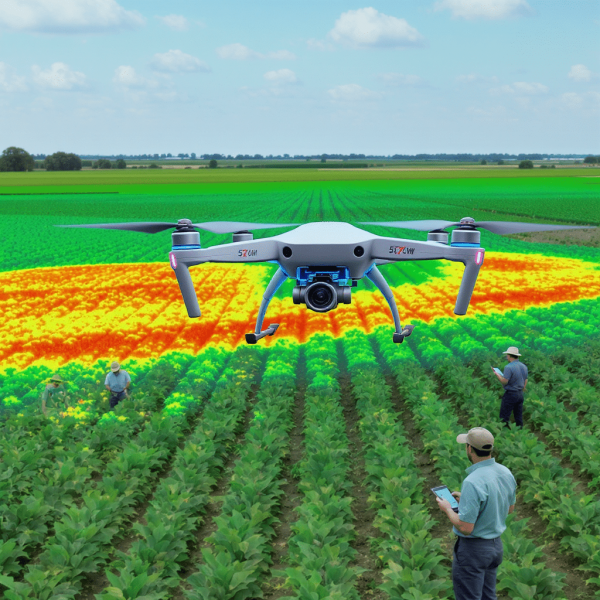 Les meilleures applications du drone thermique en agriculture de précision