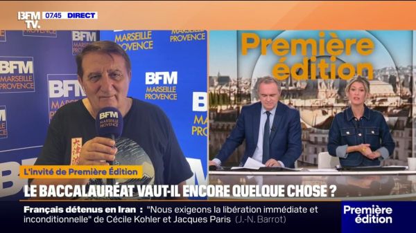 Résultats du bac: "On a été bienveillants. On a remonté les notes comme il fallait. (Les élèves) auront le bac qui ne leur sert à rien", déplore Jean-Paul Brighelli