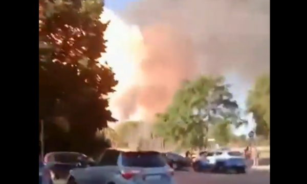 Spectaculaire explosion: Violente déflagration dans une station-service à Rome