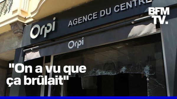 Une enquête en cours après l'incendie d'une vitrine Orpi à Golfe-Juan