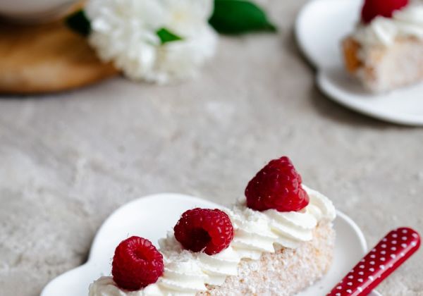 Gâteaux noix de coco et framboises; Recette facile, rapide et sans cuisson