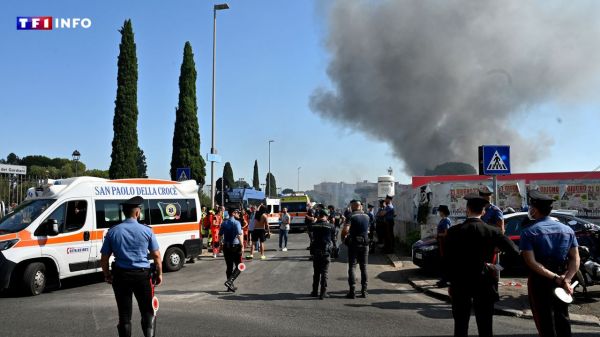 Rome : une explosion dans une station-service fait des dizaines de blessés | TF1 INFO