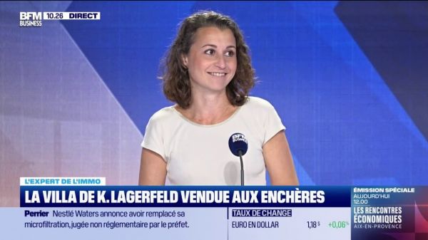 La villa de Karl Lagarfeld vendue aux enchères