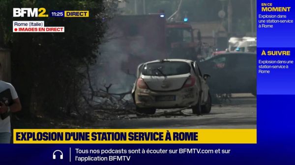 Rome : l'explosion d'une station-service fait une trentaine de blessés