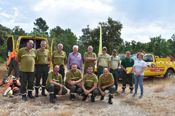 Un chantier de dix hectares: première tranche de débroussaillement de la RD 51 à Ampus