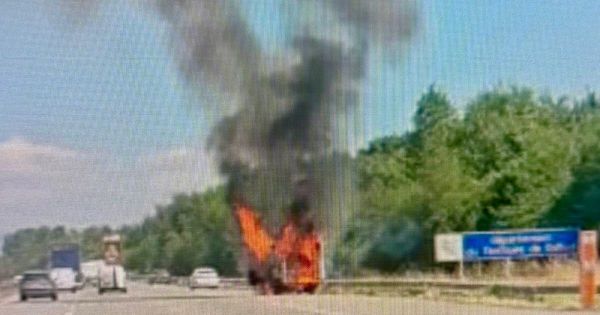 Territoire de Belfort. Voiture en feu sur l'A36 entre Belfort et Montbéliard : circulation perturbée