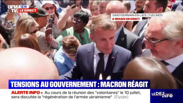 Gouvernement/tensions: "Les Français veulent que tout le monde travaille ensemble pour que la vie des gens s'améliore”, indique Emmanuel Macron