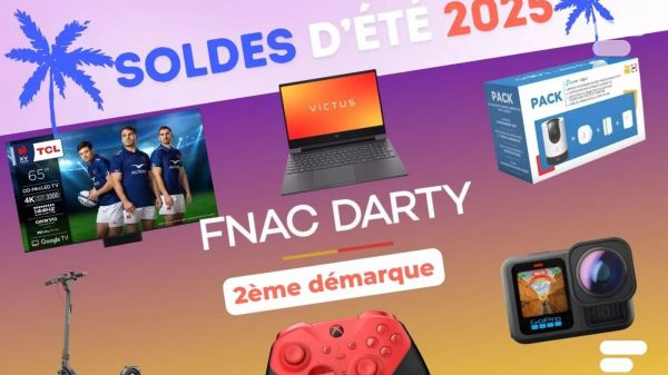 Fnac et Darty dévoilent leurs meilleures offres avant le week-end : le TOP 26 de la 2e démarque des soldes