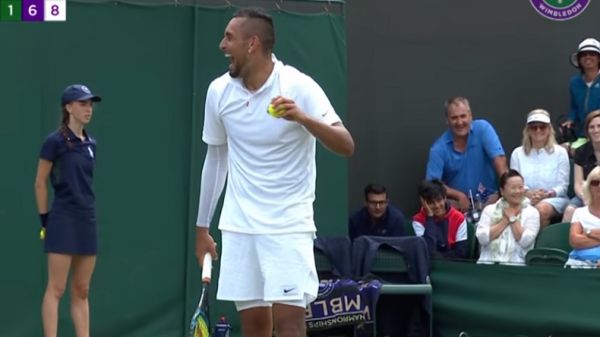 La répartie d’un spectateur fait marrer Kyrgios et le public (Wimbledon 2019)